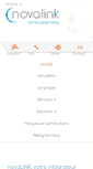 Mobile Screenshot of novalink.fr